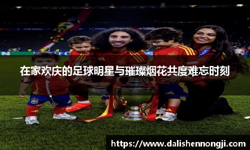 在家欢庆的足球明星与璀璨烟花共度难忘时刻